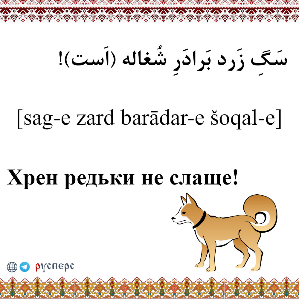 Хрен редьки не слаще