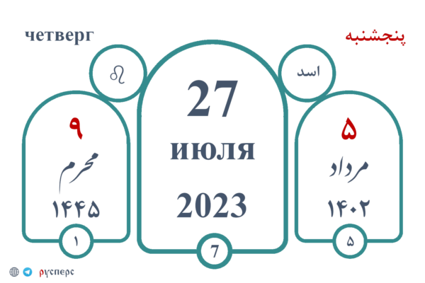 Календарь истории 27.07.23